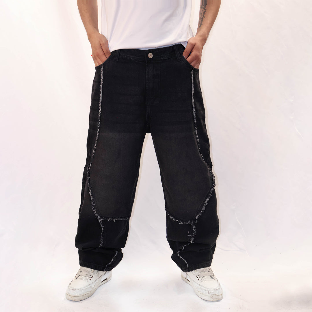 JEAN BAGGY — BLACK PANEL