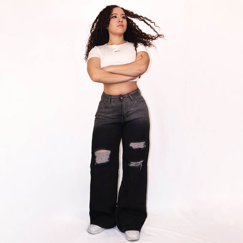 JEAN BAGGY GREY WASH REF: 2138