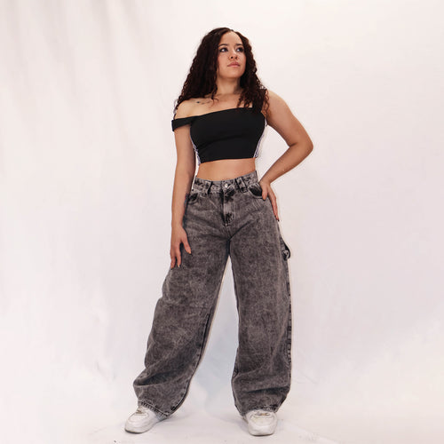 JEAN BAGGY GREY WASH REF: 2144