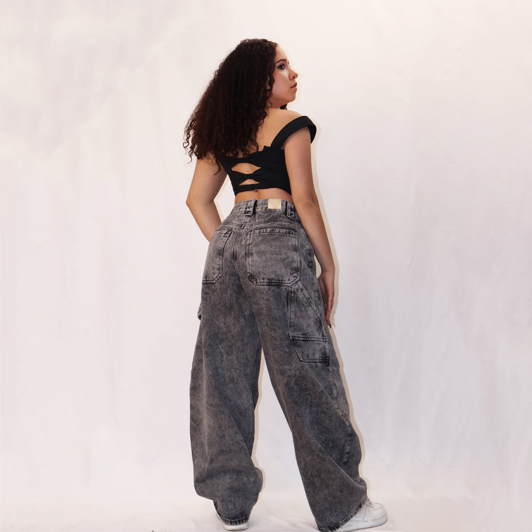 JEAN BAGGY GREY WASH REF: 2144